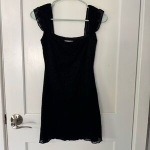 PRINCESS POLLY Elegant Black Lace mini Dress